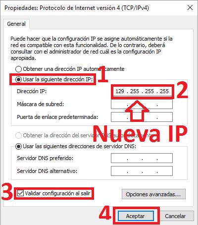 Como Cambiar La Ip De Mi Computadora - Image to u