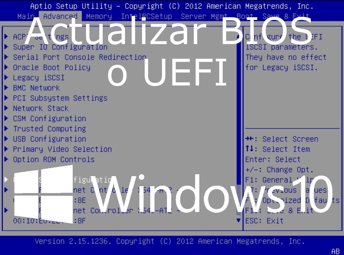 Como Actualizar La Bios O Uefi De Tu Ordenador Con Windows 10