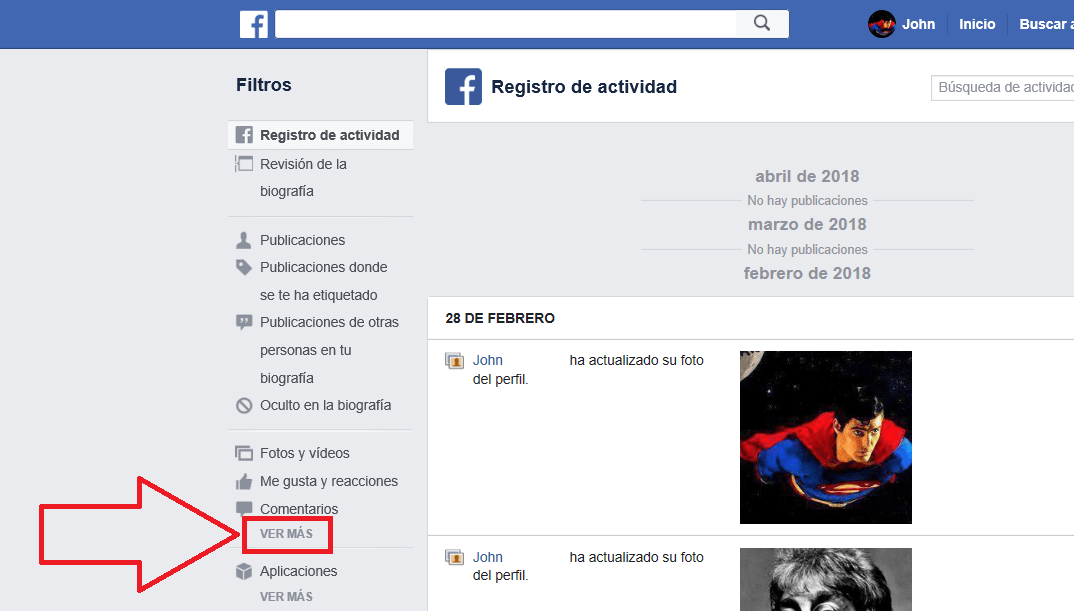 Cómo borrar el historial de búsqueda de Facebook (Web