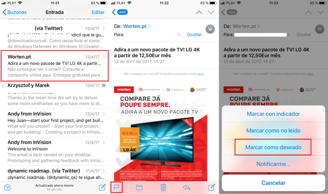 Como Eliminar Correos Spam En La App Mail De Iphone Automaticamente Ios