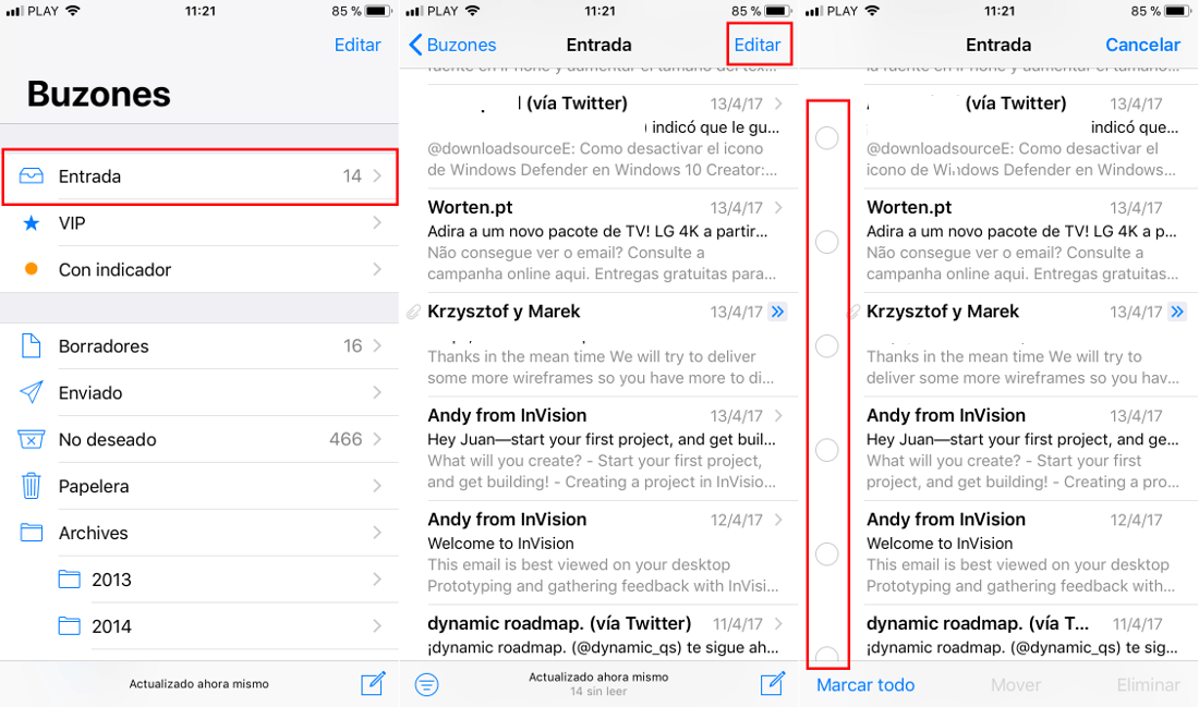 Como Eliminar Correos Spam En La App Mail De Iphone Automaticamente Ios