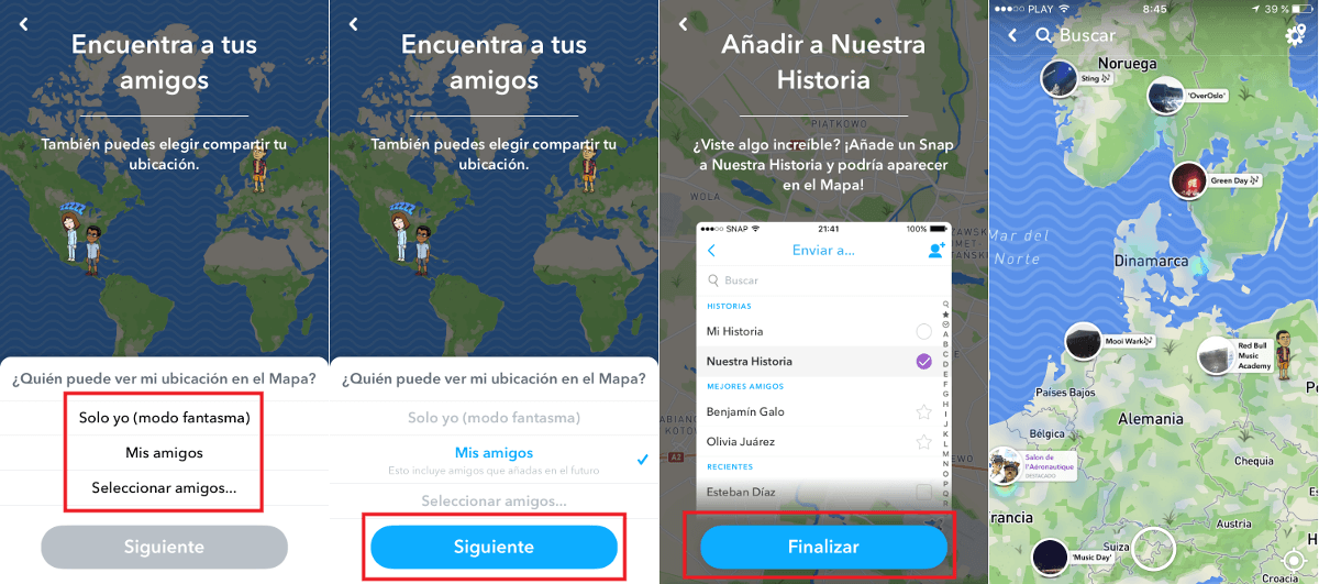 Como usar Snap Map de Snapchat y proteger la privacidad de tu ...