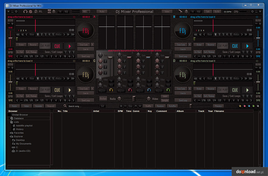 DJ Mixer Professional  Descargar  Programas para DJs