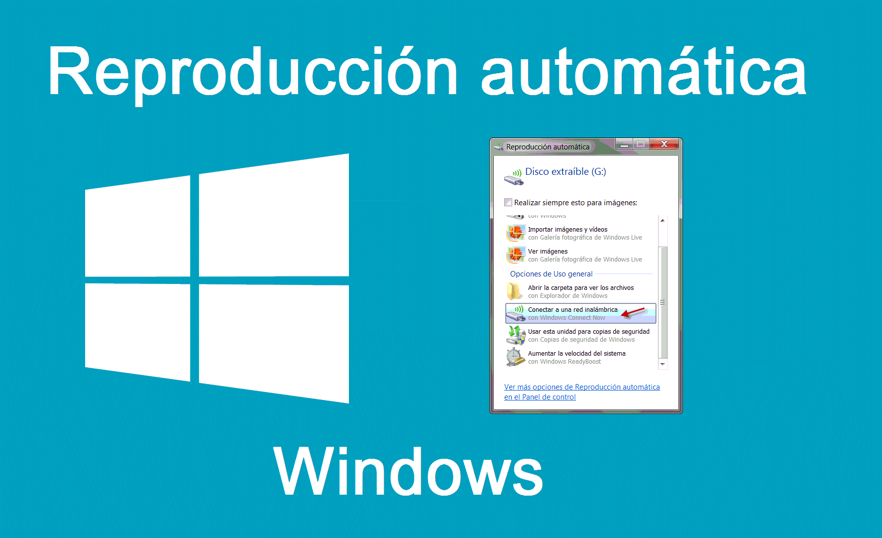 reproducción automática en windows
