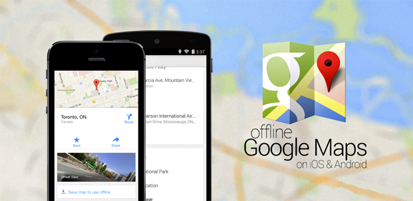 Google maps, offline, descargar mapas,
