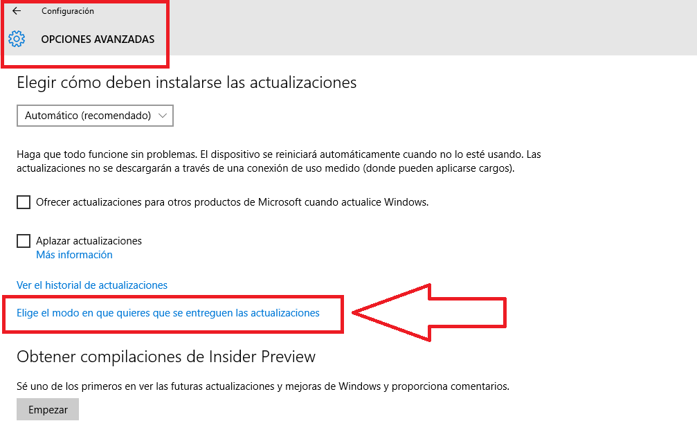Microsoft usa tu ordenador como un servidor para que otros usuarios puedan actualizar sus ordenadores usando tus archivos 