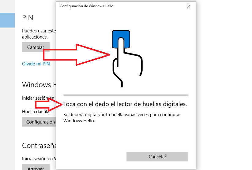 Como Iniciar Sesión En Windows 10 Con Tu Huella Dactilar Windows Hello 7400