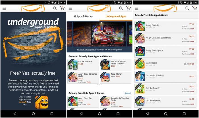 Amazon Underground España para descargar apps gratis