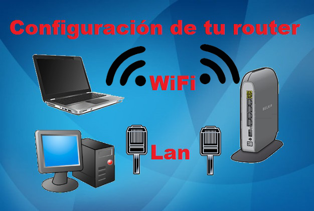 Accede a la configuración de tu router o modem mediante Wifi o Lan