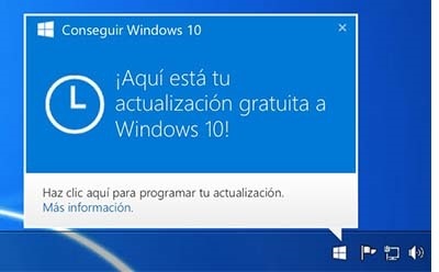 Desactivar las actualizaciones a Windows 10 desde Windows 7 o windows 8.1