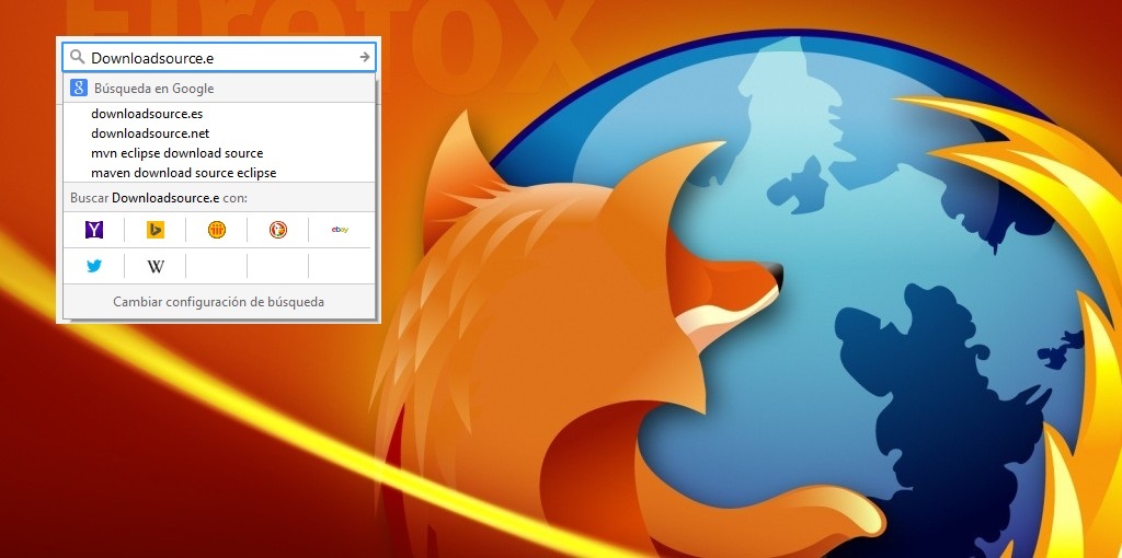 Restaurar la búsqueda clásica en Firefox