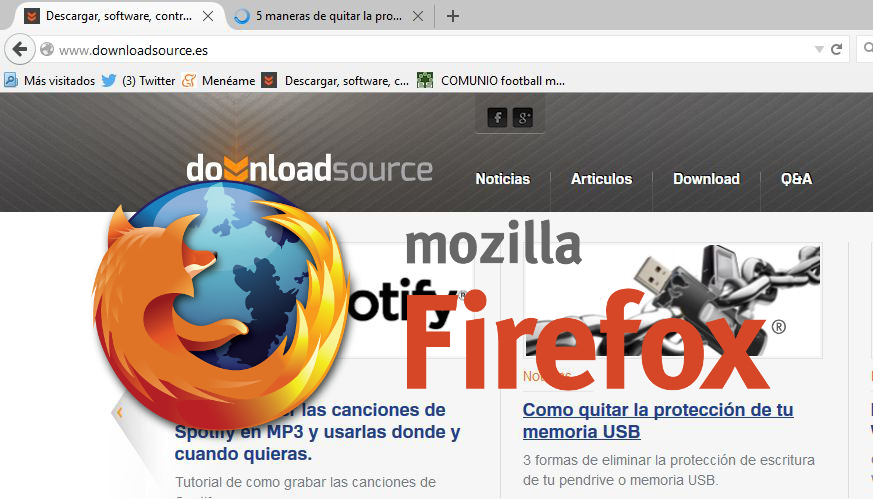 Como abrir enlaces en una nueva pestaña en segundo plano en Firefox 
