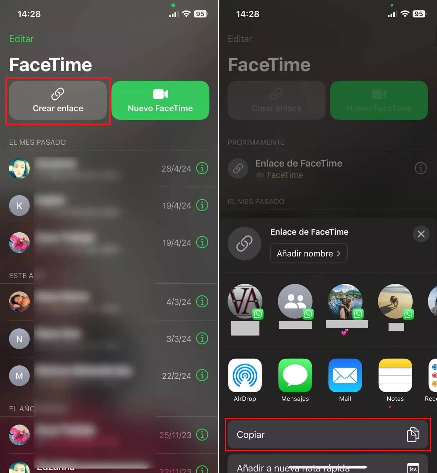 como usar FaceTime en Android