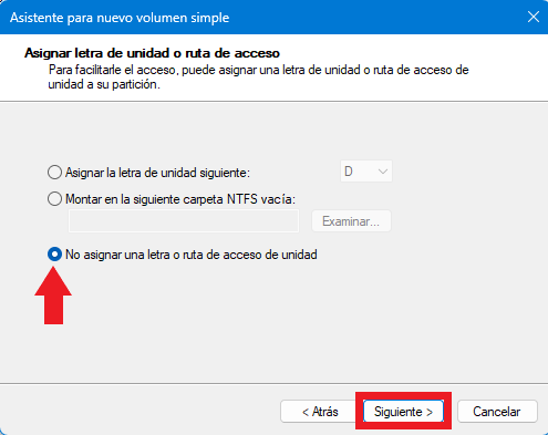 como crear una particion de recuperación en el disco duro de Windows 11