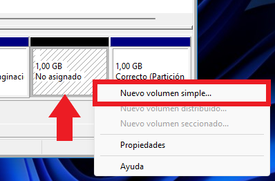 particion de recuperación en el disco duro de Windows 11