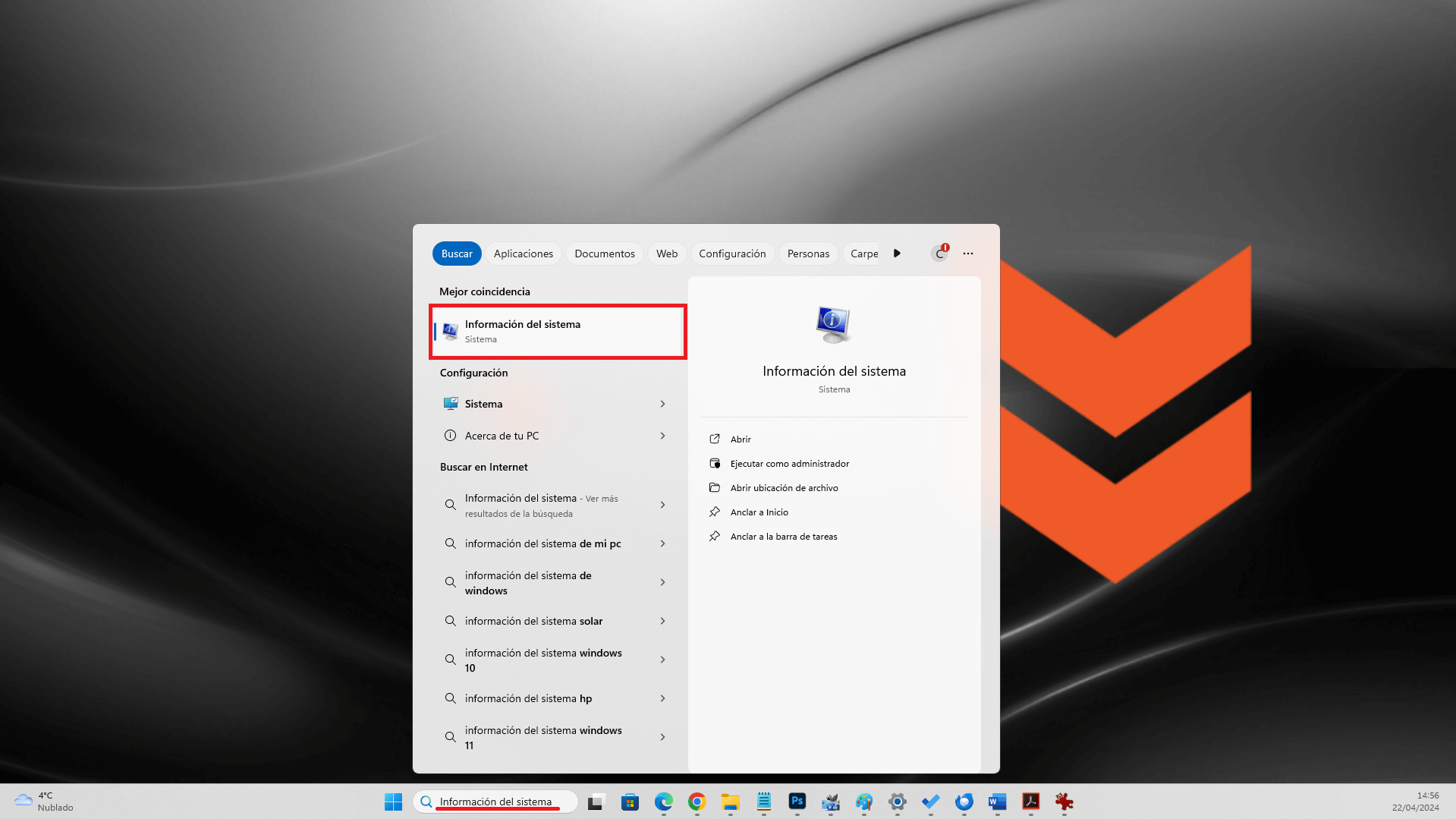 que especificaciones tiene tu ordenador con windows 11