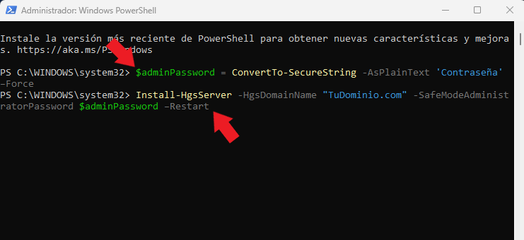 seguridad para el host de tu servidor windows