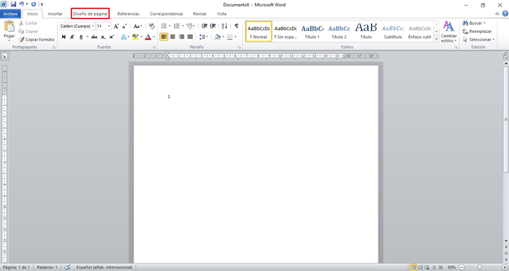 configurar margenes de documento en word