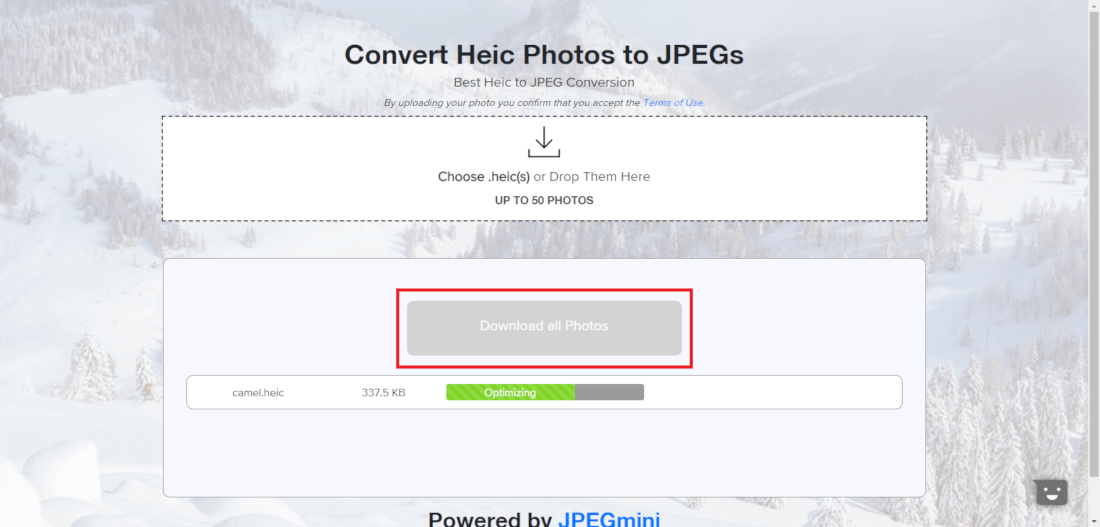 convertir archivos HEIC en fotos JPEG