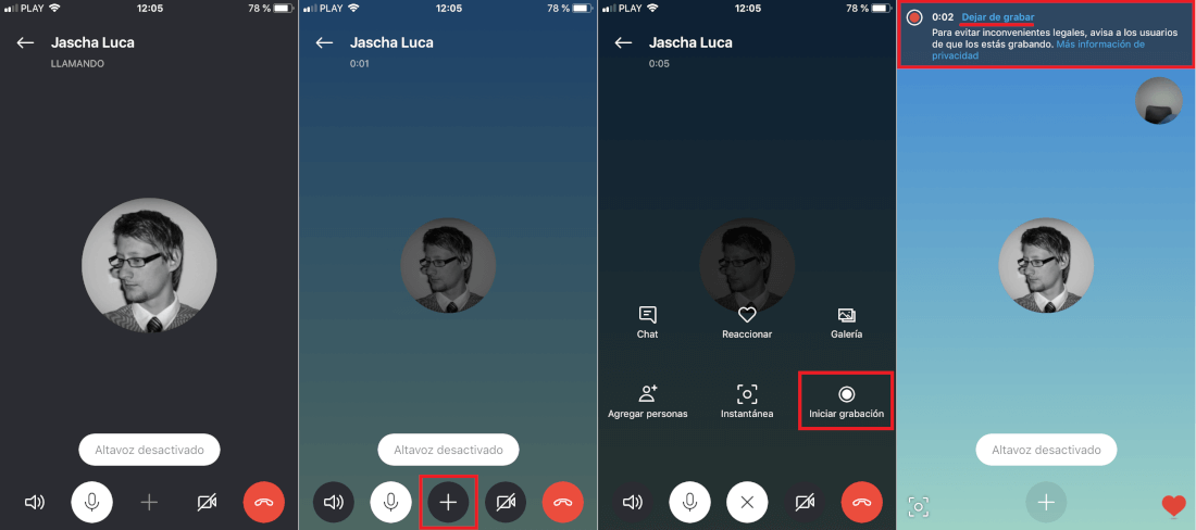 grabar llamadas de skype desde tu telefono