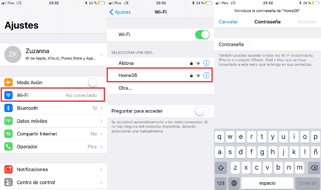 dar tu contraseña Wifi de manera automática y sencilla a otros dispositivos iOS 11