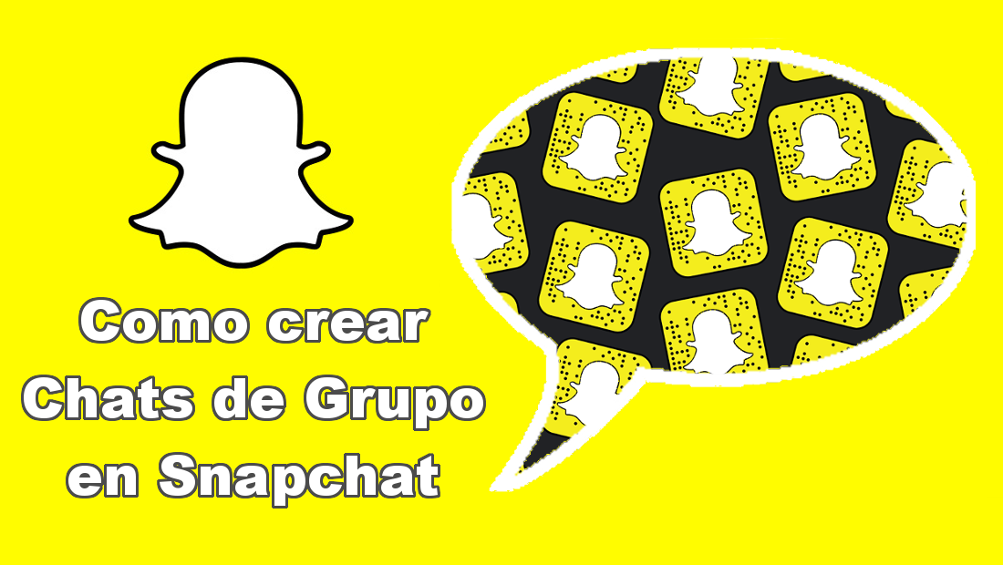 como crear y usar los chats de grupo de snapchat