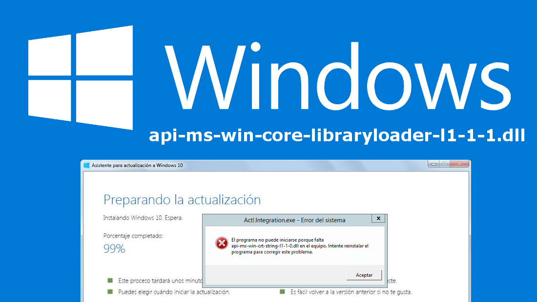 como solucionar error con el asistente de actualización de windows
