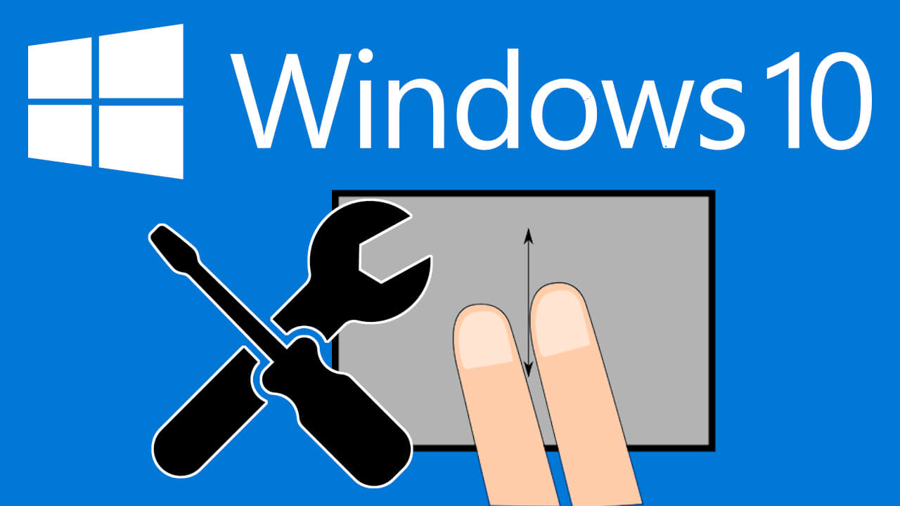 como activar y solucionar problemas con la función Arrastrar con dos dedos para desplazar en un portatil con windows 10