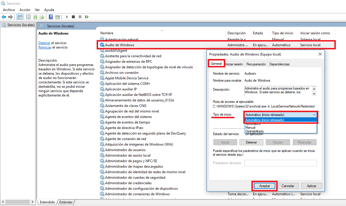 Windows 10 creators solucionar error 0x8007001F: IDT High Definition Audio Codec