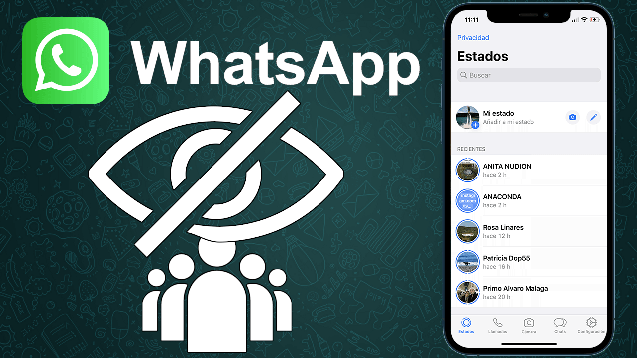 Como Ocultar Tu Estado De Whatsapp A Contactos Específicos 6962