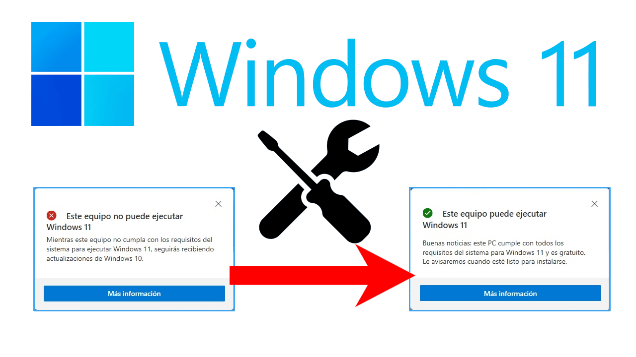 Instalar Windows 11 en un ordenador no compatible: Requisitos y trucos