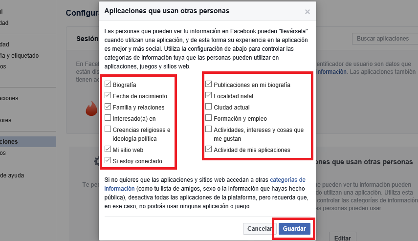 Mejora aun más la privacidad de Facebook evitando que se comparta tu informacion de perfil