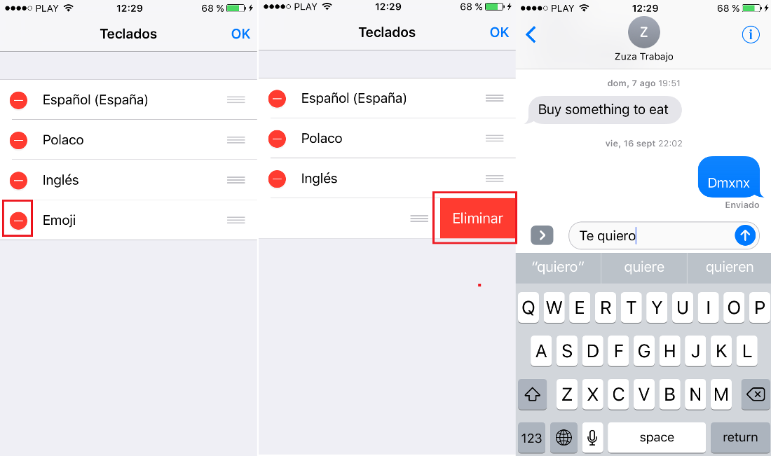 iOS 10 permite la sugerencia de emoji en texto predictivo