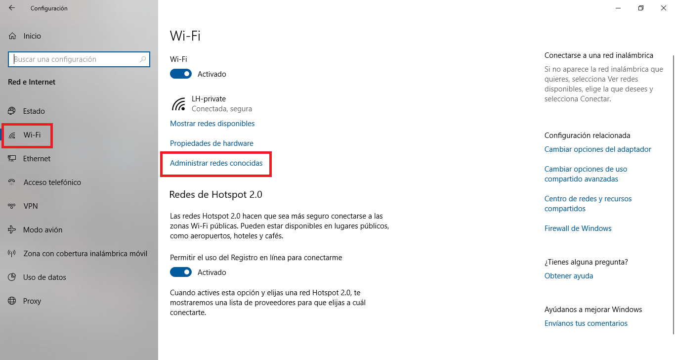mi windows 10 no se conecta automáticamente a las redes wifi  