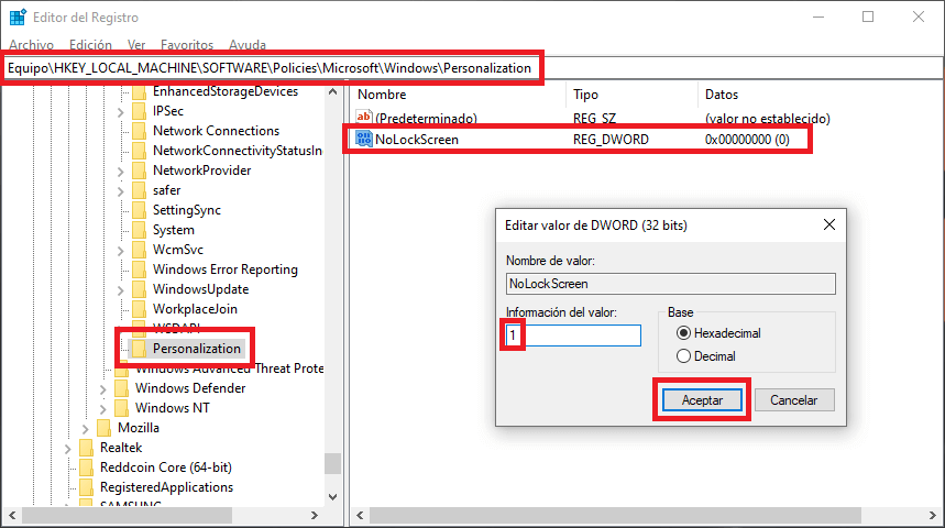 no permitir que tu ordenador con Windows 10 se bloquee automáticamente tras la inactividad