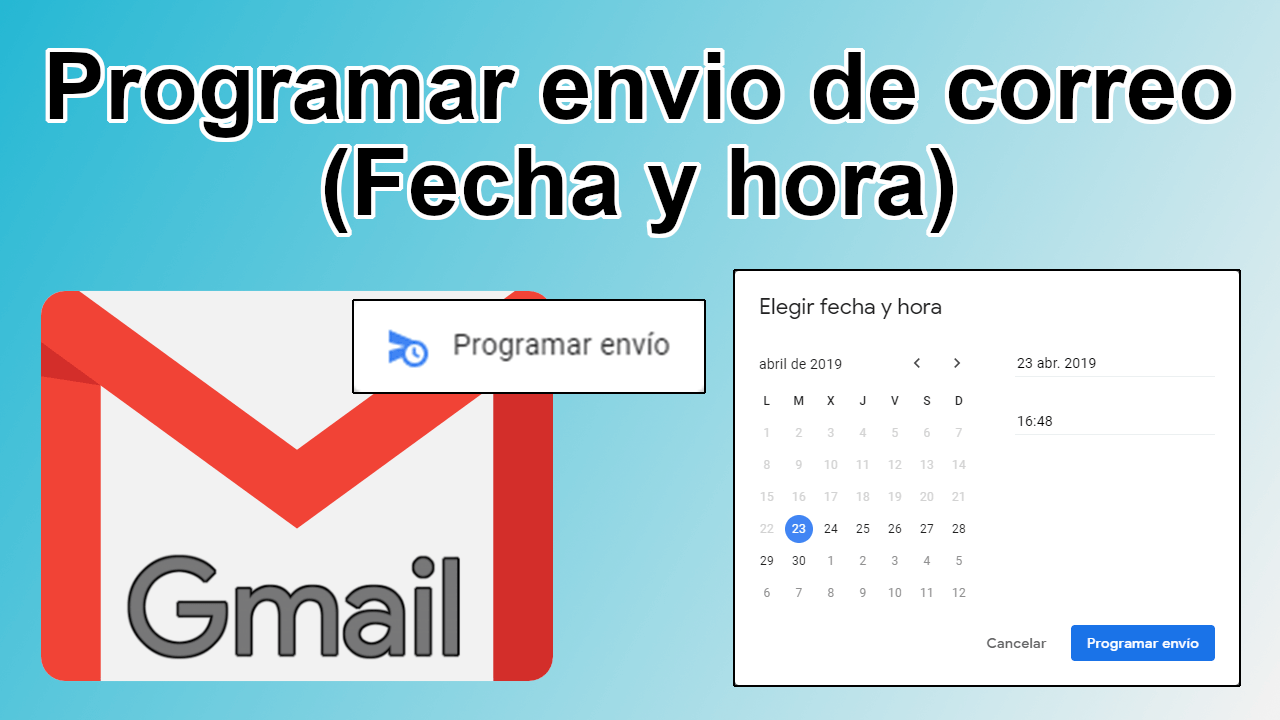 como programar el envio de correos electronicos en Gmail