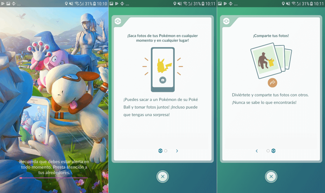 GO SSnapShote de Pokemon Go en iPhone y android