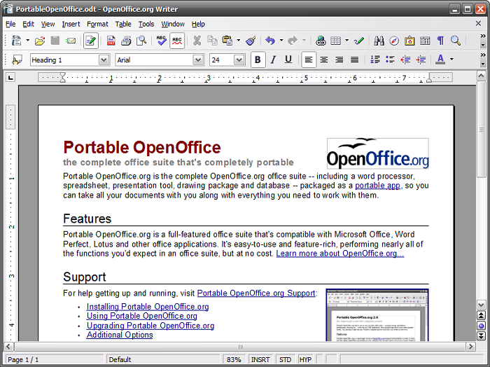 OpenOffice org 4.1.15 for ipod download